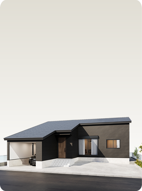 インナーガレージの家