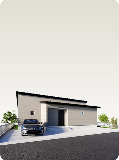 プライベートテラスの家