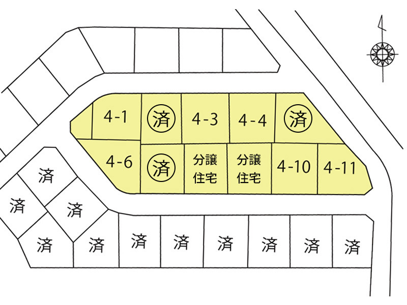 グレインヒルズ桂川 区画図第7期