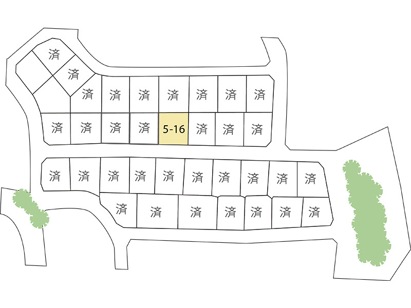 グレインヒルズ桂川 区画図